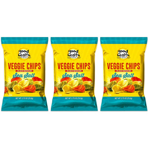 Good Health Veggie Chips Sea Salt 2.75 oz. 3 pack