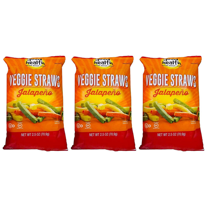 Good Health Veggie Straws Jalapeno 2.5 oz 3 pack