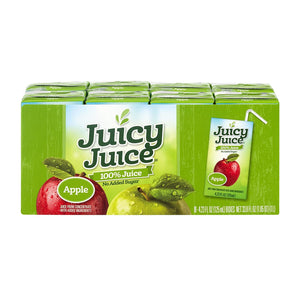 Juicy Juice 100% Apple Juice, 4.23-Ounce Packages 4 boxes