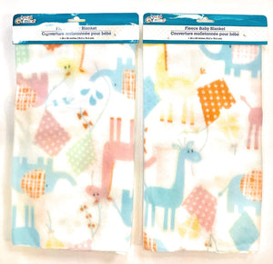 Pastel Angel of Mine Fleece Baby Blankets
