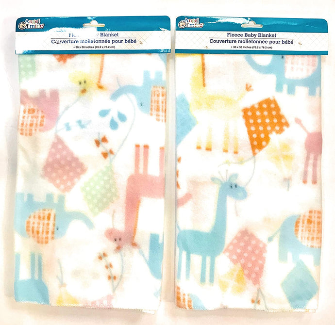 Pastel Angel of Mine Fleece Baby Blankets