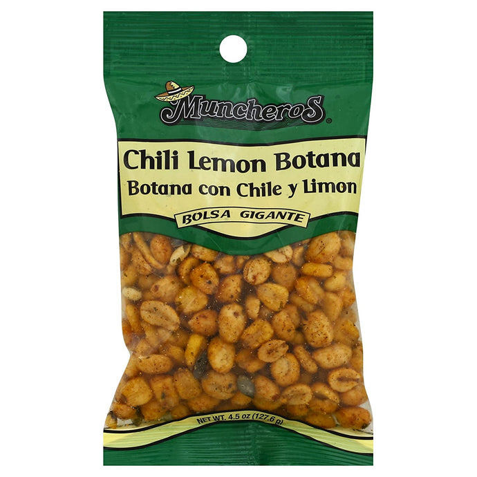 Munchero's Chili Lemon Botana, 4.5-Ounces, 12-Pack
