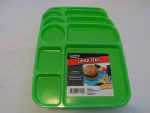 Cooking Concepts Lunch Tray 4 Piece Set (Green or Red)