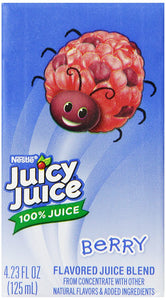 Juicy Juice 100% Apple Juice, 4.23-Ounce Packages 8 boxes, (Pack of 5)