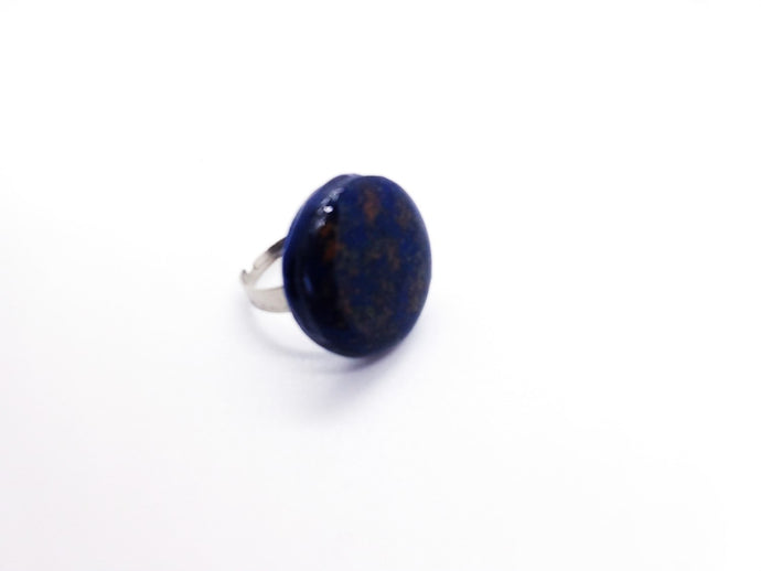 Handmade Ring Dark Blue