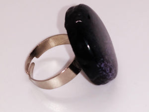 Handmade Ring Dark Blue