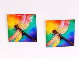 Earrings  dragon-fly