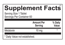 Load image into Gallery viewer, Melatonin 10 mg