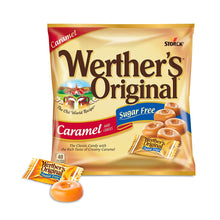 Load image into Gallery viewer, WERTHER&#39;S ORIGINAL Sugar Free Caramel Hard Candy, 1.46 Ounce Bag (Pack of 12), Hard Candy, Bulk Candy, Individually Wrapped Candy Caramels, Caramel Candy Sweets, Bag of Candy, Hard Candy Bulk