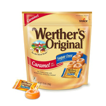 Load image into Gallery viewer, WERTHER&#39;S ORIGINAL Sugar Free Caramel Hard Candy, 1.46 Ounce Bag (Pack of 12), Hard Candy, Bulk Candy, Individually Wrapped Candy Caramels, Caramel Candy Sweets, Bag of Candy, Hard Candy Bulk