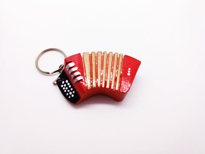 Handmade acordeon keychains