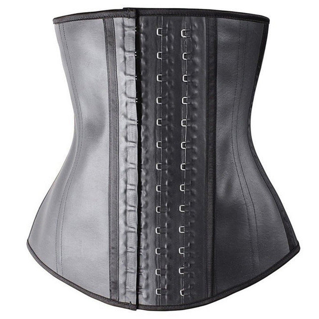Lady Slim - Colombian Faja Full Latex Chaleco Vest Waist Cincher, Waist  Trainer with Cotton Lining and Steel Bones, Adjustable Waist Trainer for  Women with Hook and Eye Closures, Black, Medium, Black